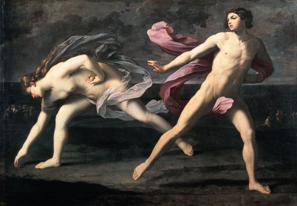 Atalanta und Hippomenes. van Guido Reni