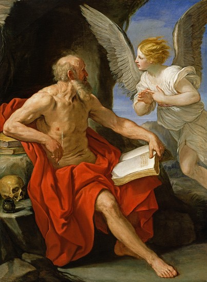 Angel Appearing to St. Jerome van Guido Reni
