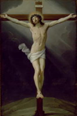 Christ on the Cross (oil on canvas) van Guido Reni