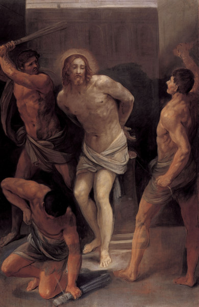 G.Reni / Flagellation / Paint./ c.1640 van Guido Reni