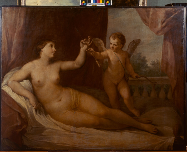Guido Reni / Venus and Cupid c. 1639 van Guido Reni