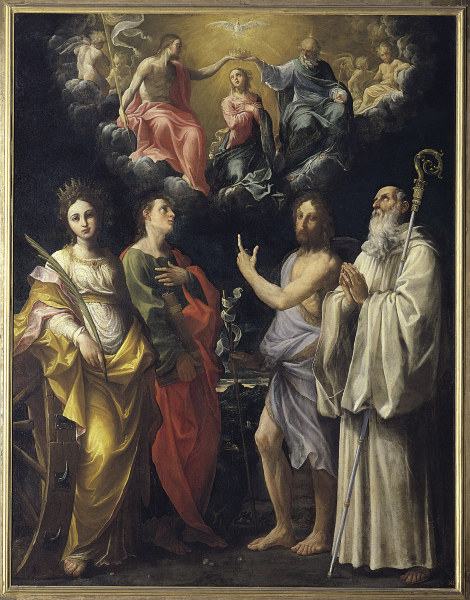 Reni / Coronation of Mary / c.1595 van Guido Reni