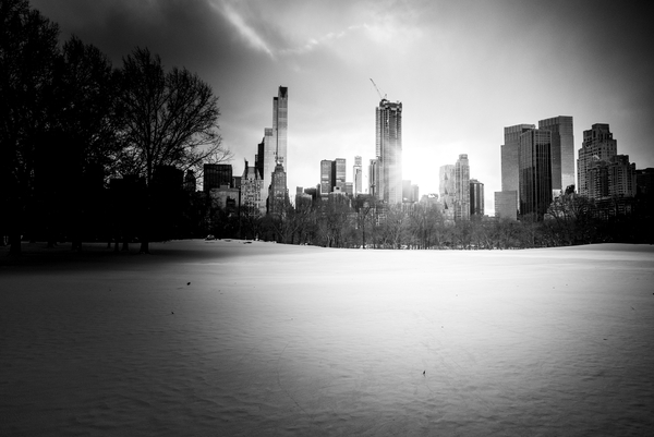 New York City Winter Skyline N¬∫1 van Guilherme Pontes