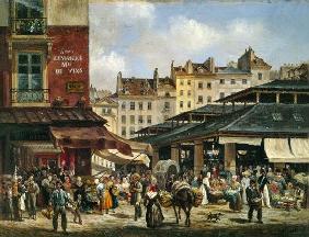 View of the Market at Les Halles