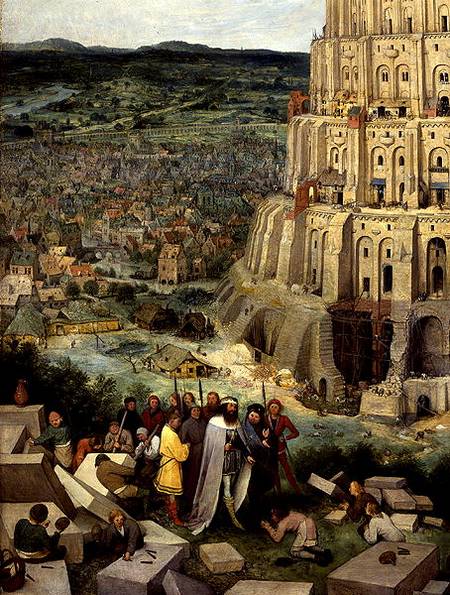 Tower of Babel van Giuseppe Pellizza da Volpedo