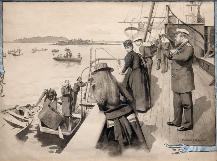 Trip of Alexander III in the Gulf of Finland van Gunnar Berndtson