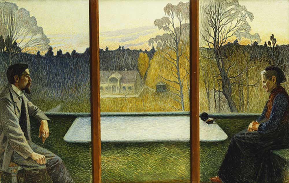 On the Terrace, 1904 van Gunnar Gunnarson
