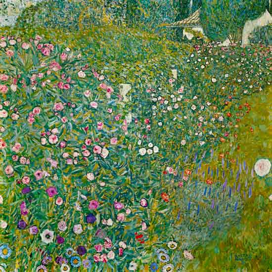  Italiaans tuinlandschap van Gustav Klimt