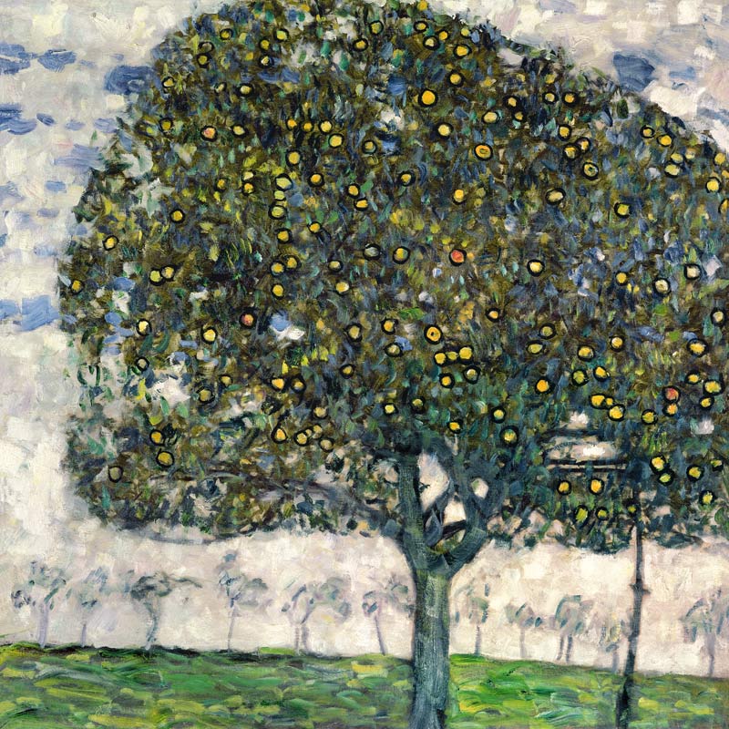 Apfelbaum van Gustav Klimt