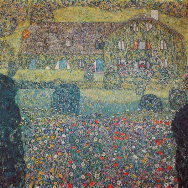 Country House by the Attersee van Gustav Klimt