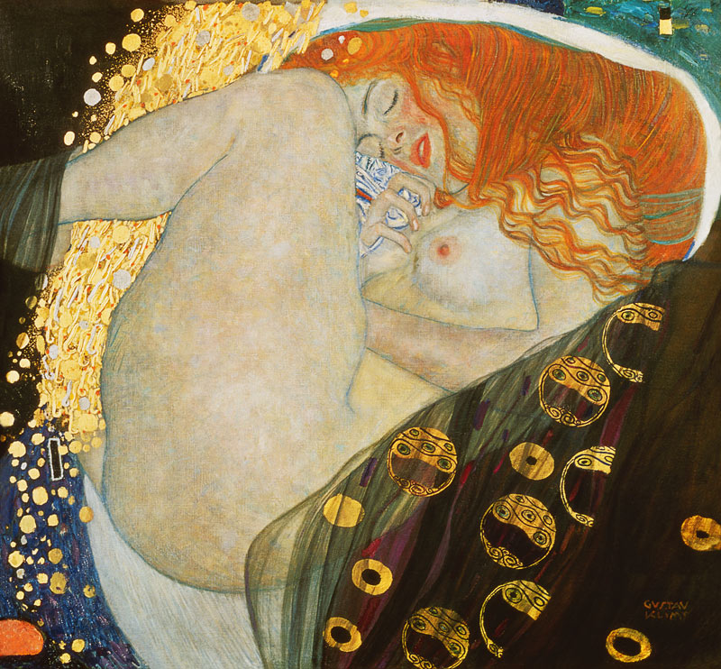 Danae I van Gustav Klimt