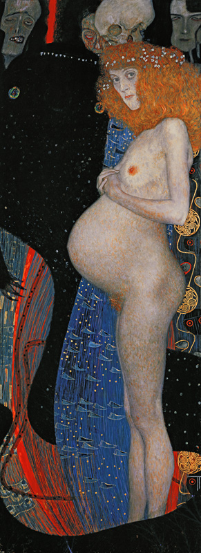 Die Hoffnung I van Gustav Klimt