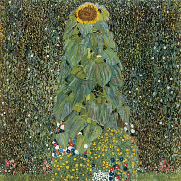 De zonnebloemen van Gustav Klimt