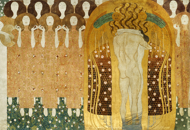 Deze kus van de hele wereld van Gustav Klimt