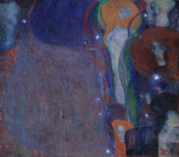 Irrlichter (Will-O''-The Wisps) van Gustav Klimt