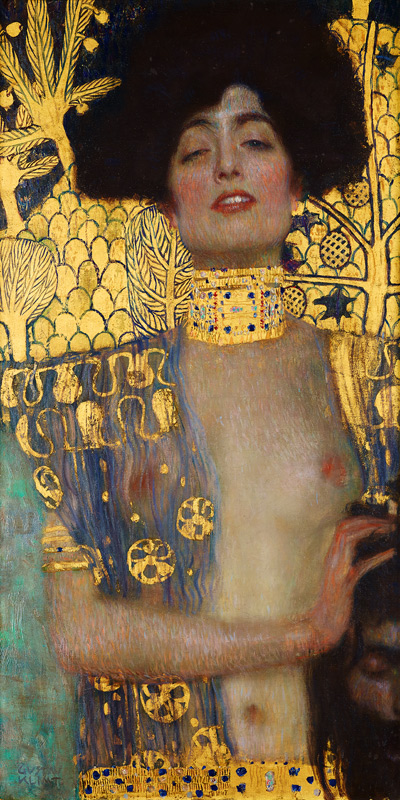 Judith met het hoofd van Holofernes van Gustav Klimt