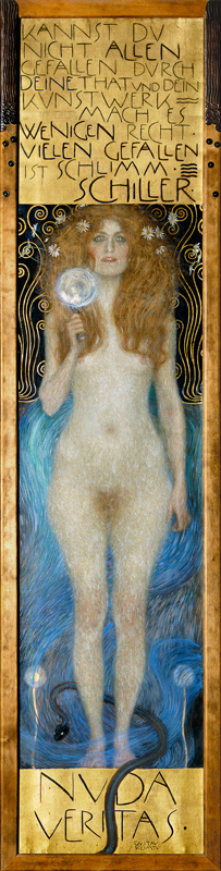 Nuda Veritas van Gustav Klimt