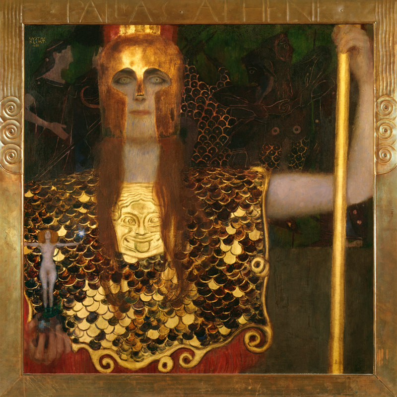 Pallas Athene van Gustav Klimt