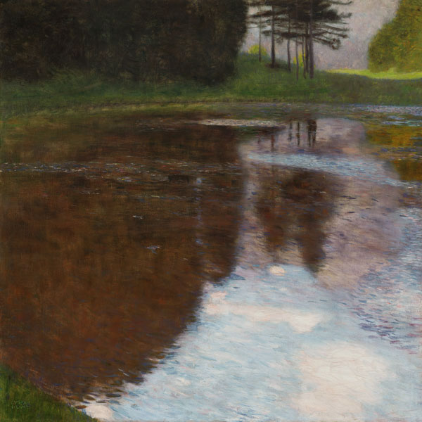 Still Pond van Gustav Klimt