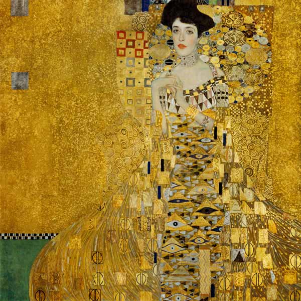 Portret van Adele Bloch-Bauer  van Gustav Klimt