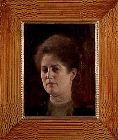 Damenbildnis (Frau Heymann) van Gustav Klimt