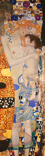Die drei Lebensalter (Detail) van Gustav Klimt
