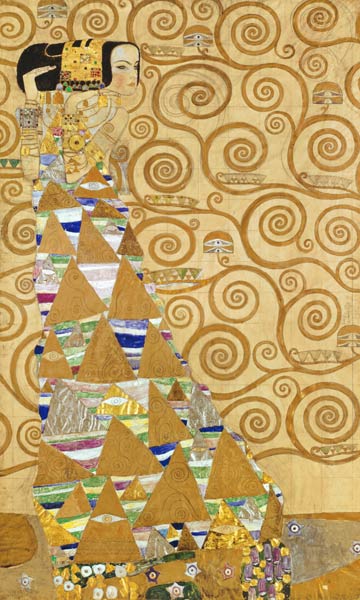 Levensboom Gustav Klimt De verwachting van Gustav Klimt