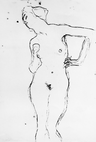 Nude van Gustav Klimt