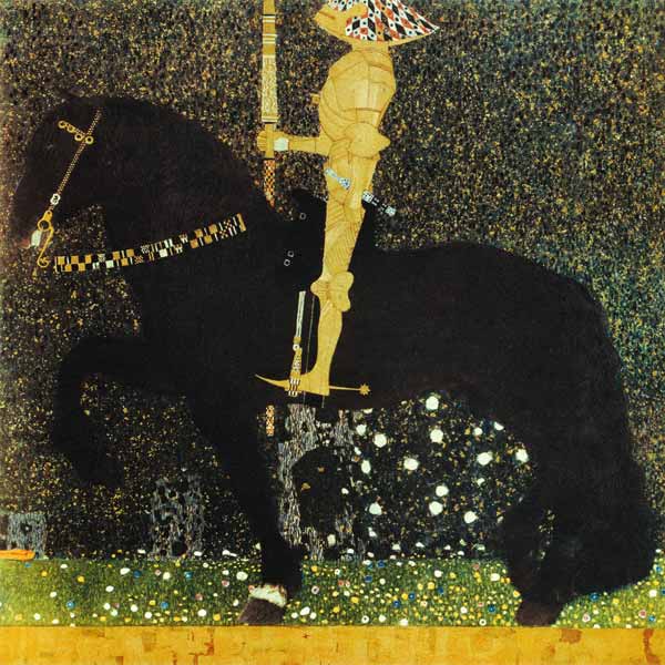 The Golden Knight van Gustav Klimt