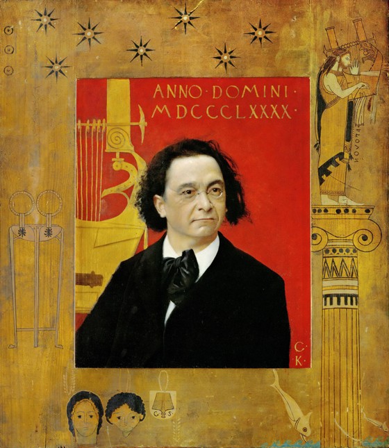 Portrait of Joseph Pembaur, the Pianist and Composer van Gustav Klimt