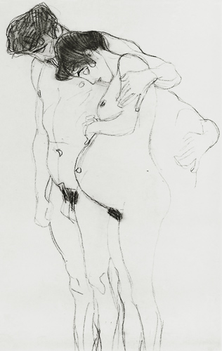 Study for 'Hoffnung I' (Hope I) 1903-04 van Gustav Klimt