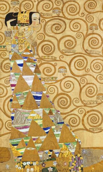 Levensboom Gustav Klimt De verwachting