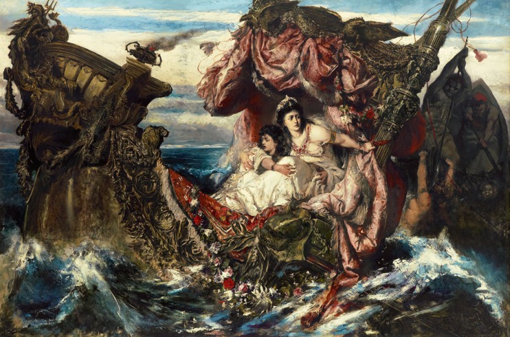 The Shipwreck of Agrippina van Gustav Wertheimer