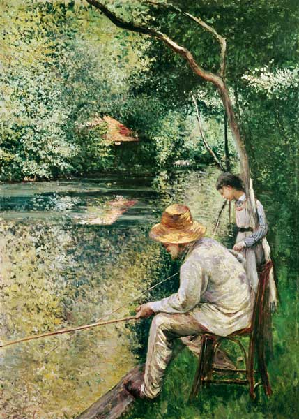 Vissen van Gustave Caillebotte
