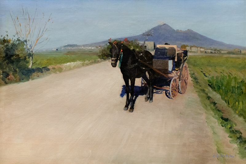 A Road in Naples van Gustave Caillebotte