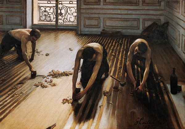 De parketschuurders  - van Gustave Caillebotte