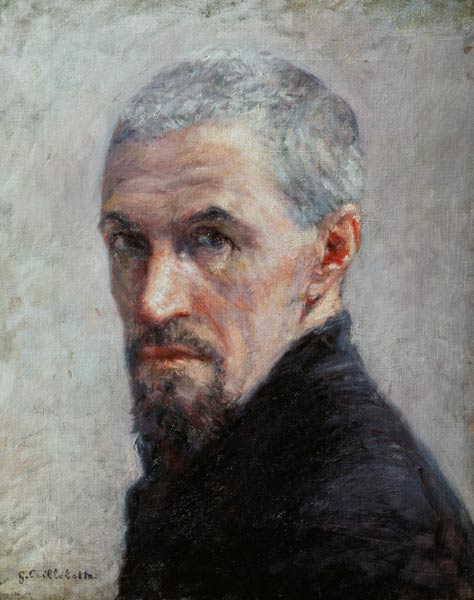 Self-portrait van Gustave Caillebotte