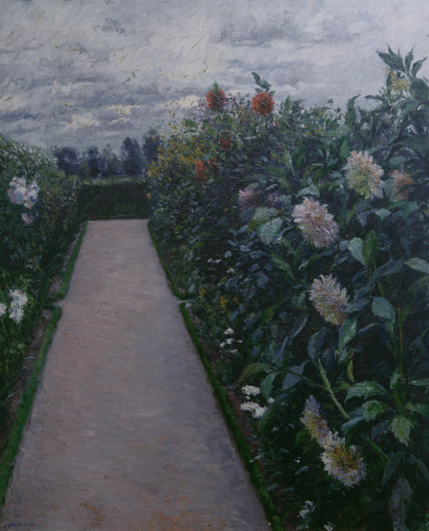 Garden Path van Gustave Caillebotte