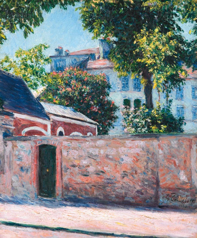 Houses in Argenteuil van Gustave Caillebotte