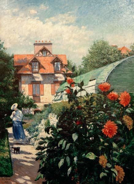 Le jardin van Gustave Caillebotte