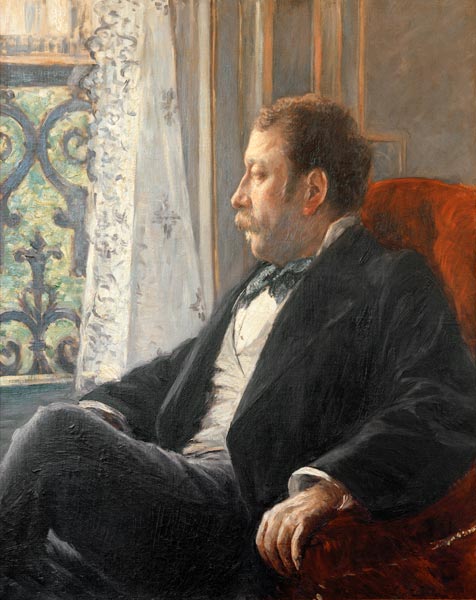 Portrait of a Man van Gustave Caillebotte