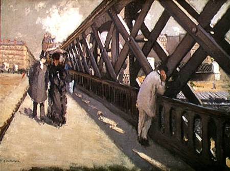 Study for Le Pont de l'Europe van Gustave Caillebotte