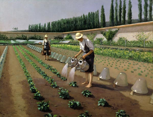 The Gardeners Gustave Caillebotte van Gustave Caillebotte