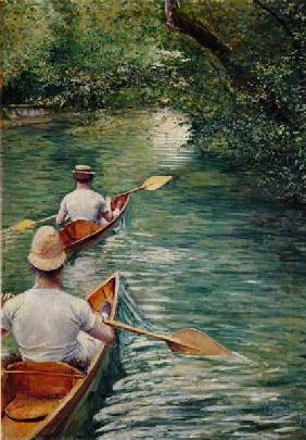 Canoes , Caillebotte