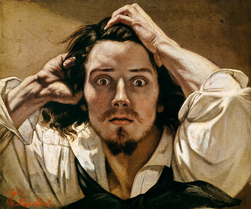 Zelfportret van Gustave Courbet