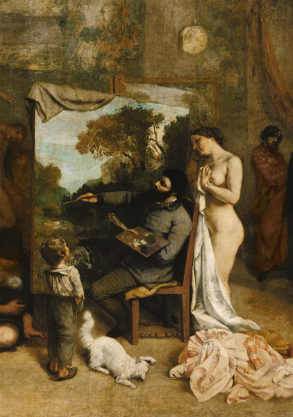 De studio van Gustave Courbet