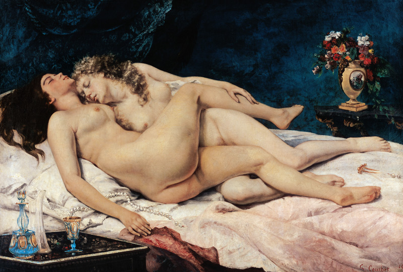 De slaap  - Gustave Courbet van Gustave Courbet