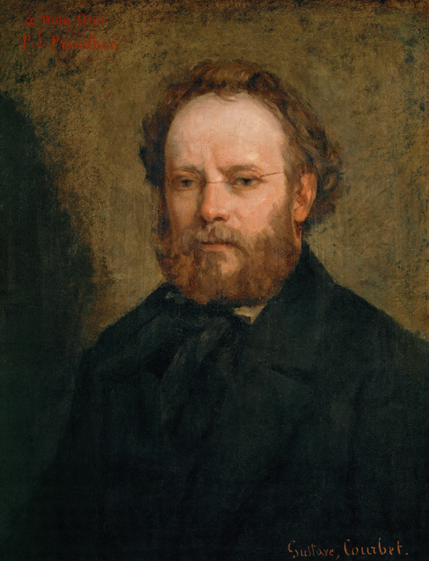 Proudhon van Gustave Courbet