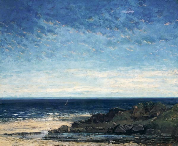 The Sea van Gustave Courbet