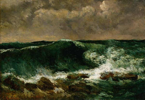 Die Welle van Gustave Courbet